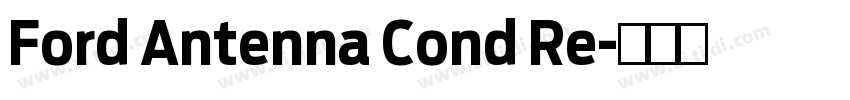 Ford Antenna Cond Re字体转换